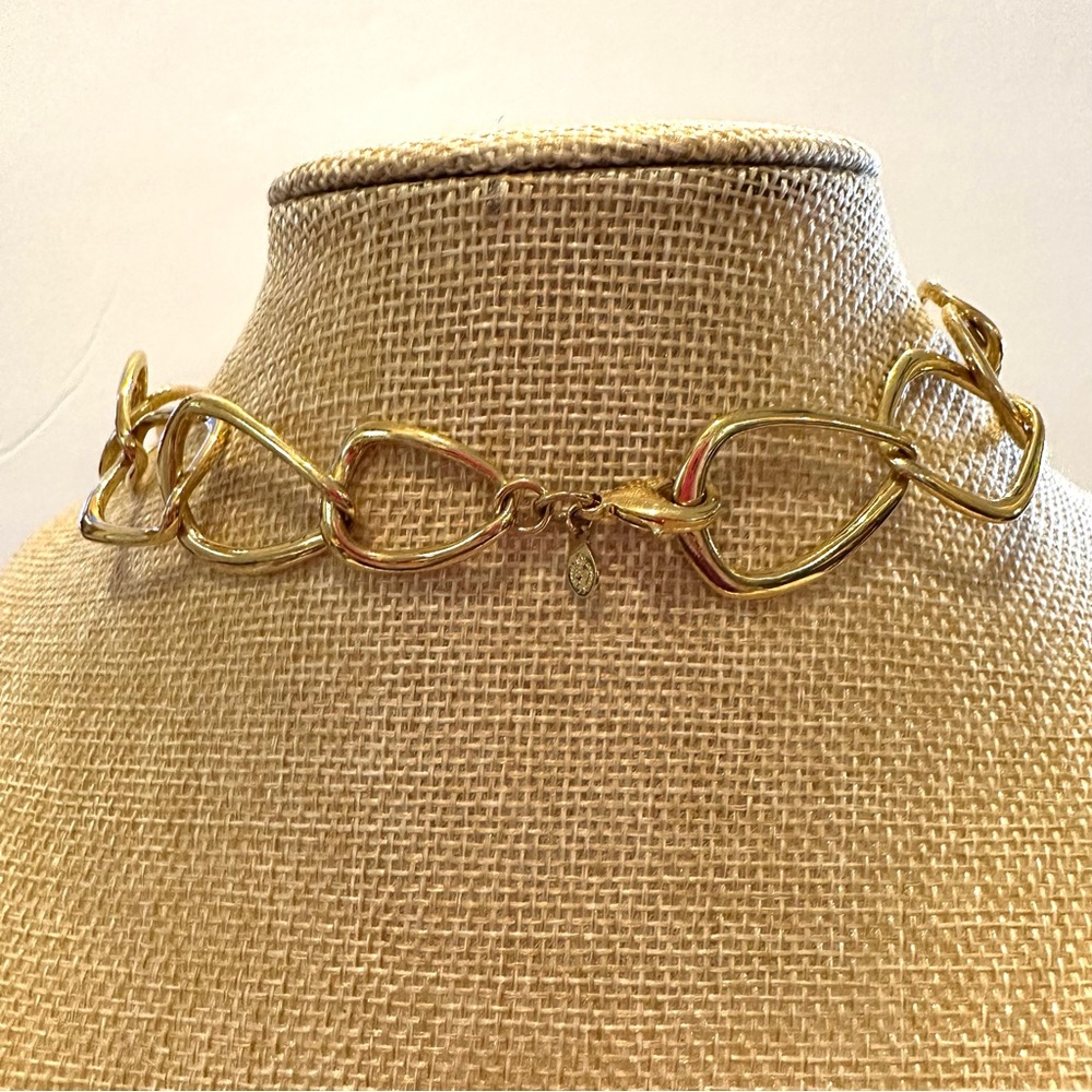 New Premier Designs Necklace Chunky Gold linking chain, shiny - Picture 6 of 8